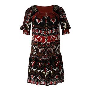 Gucci Vintage 2008 Printed Mini Dress in Multicolor Viscose
